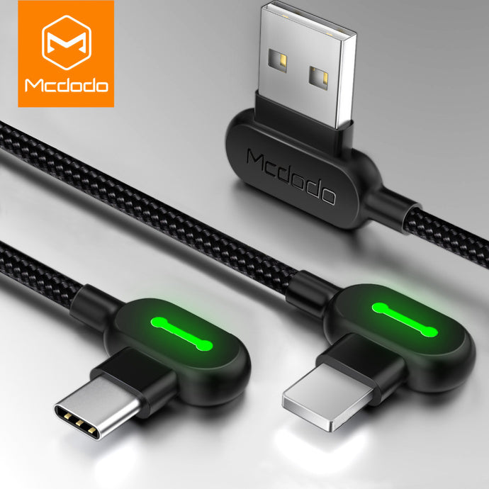 MCDODO Cable For iPhone XS MAX XR 8 7 6 5 6s Plus USB Cable Fast Charging Cable Mobile Phone Charger Cord Adapter USB Data Cable